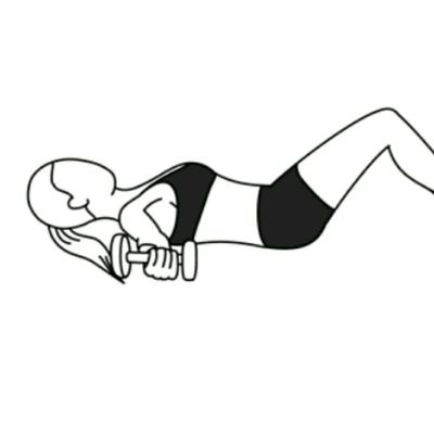 Elbow Squeeze To Shoulder Press - Exercise How-to - Workout Trainer by ...