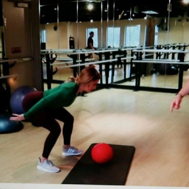 Medicine Ball Slam Squats by Toni V. Exercise Howto Skimble