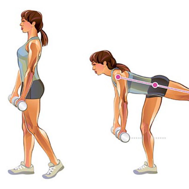 Single Leg Deadlift (w/Weight) by Caroline Majerczyk Exercise Howto