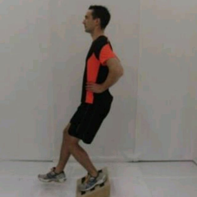 Slant board Eccentric Squat by Daniel Arixi Exercise Howto Skimble