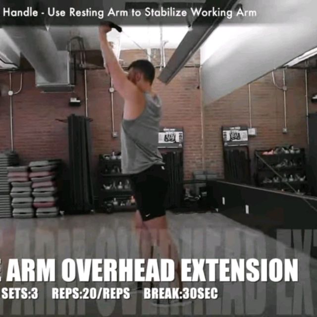 Single Arm Extension by Dennis Richardson Exercise Howto Skimble
