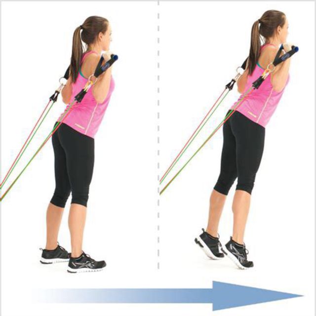 Standing Calf Raise Exercise Howto Workout Trainer by Skimble