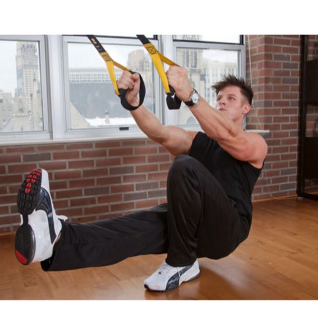 TRX Single Leg Squat by Marilena Mousoulidou Exercise Howto Skimble