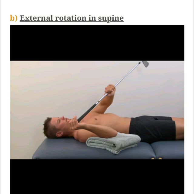 Shoulder External Rotation by Ali C. Exercise Howto Skimble