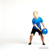 Side Squat Ball Toss