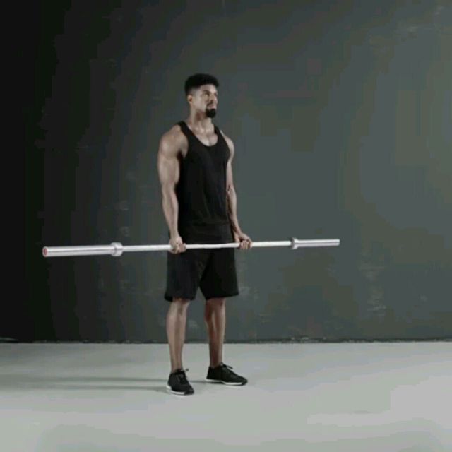 Barbell Curls Exercise Howto Workout Trainer by Skimble