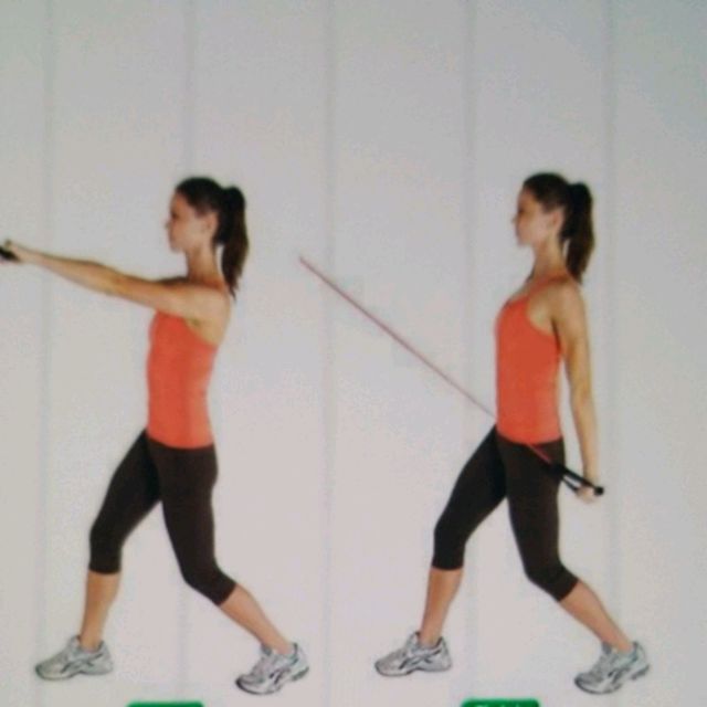 Standing High Pulldowns by Krissa Randolph Exercise Howto Skimble