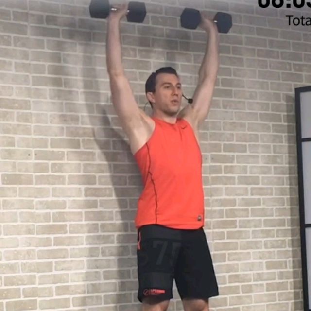 Dumbbell Over & Back Press by Dennis Richardson Exercise Howto Skimble