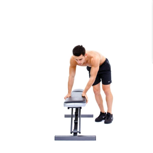 Legs Bench High Knee Jump Exercise Howto Skimble