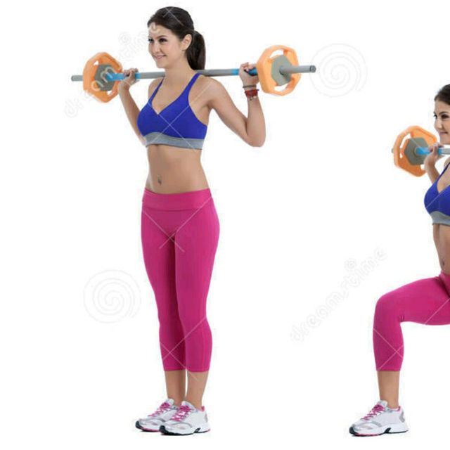 Barbell Lunges (or Barbell Reverse Lunges) by Roxxang F. Exercise How