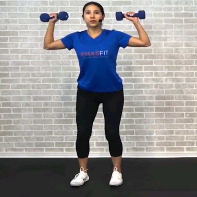 Chest Squeeze + Shoulder Press by Dennis Richardson Exercise Howto