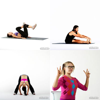 stretching
