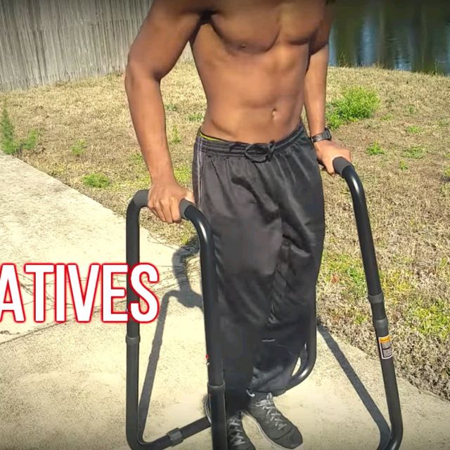 Dips Negatives Exercise Howto Workout Trainer by Skimble