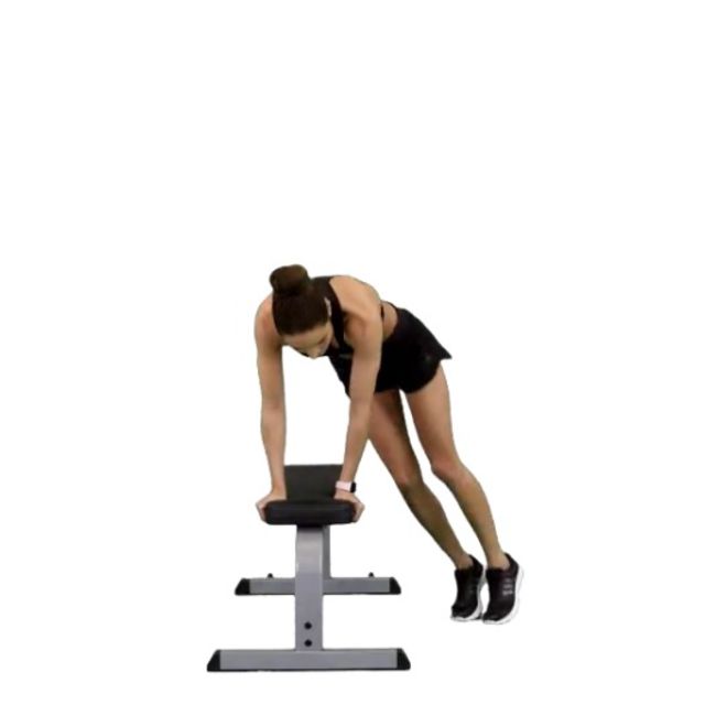 Bench Hops by Tara L. Exercise Howto Skimble Workout Trainer