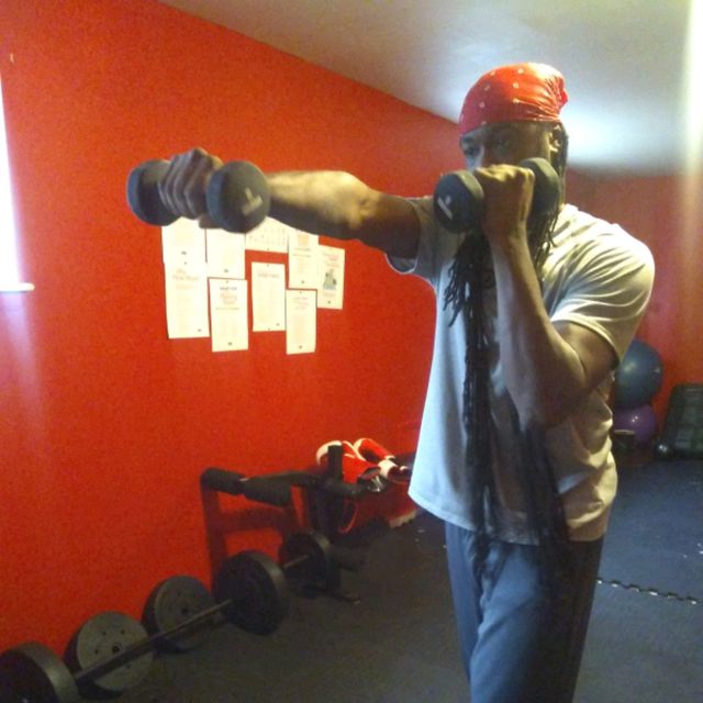 Punches With 5lb Dumbbell by Tranita Palmer Exercise Howto Skimble