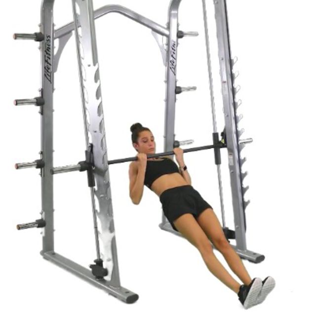 Inverted Row Exercise Howto Workout Trainer by Skimble