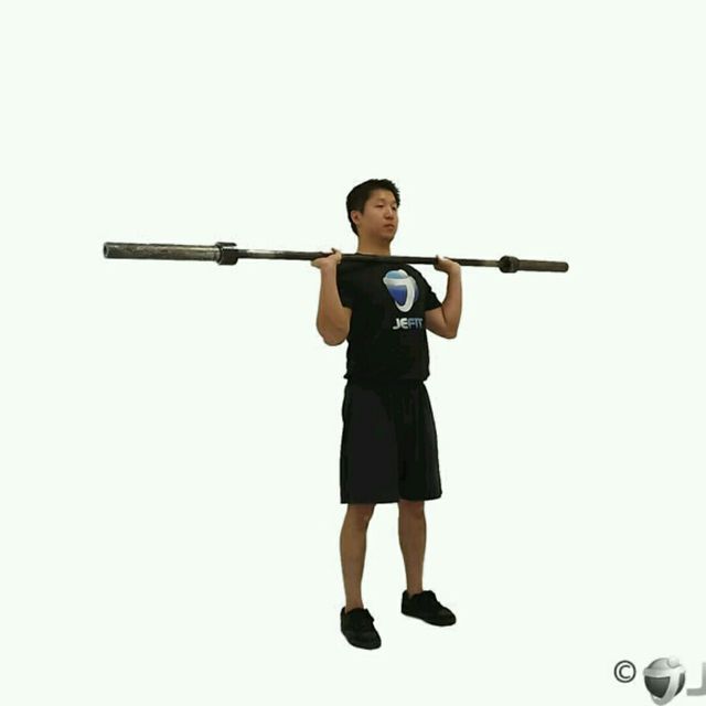 (Shoulders & Traps) RockStanding Military Press by Cleared C