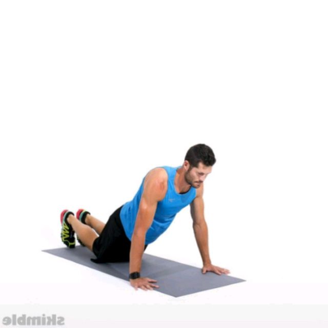 Plank to downward facing dog Exercise Howto Workout Trainer by Skimble