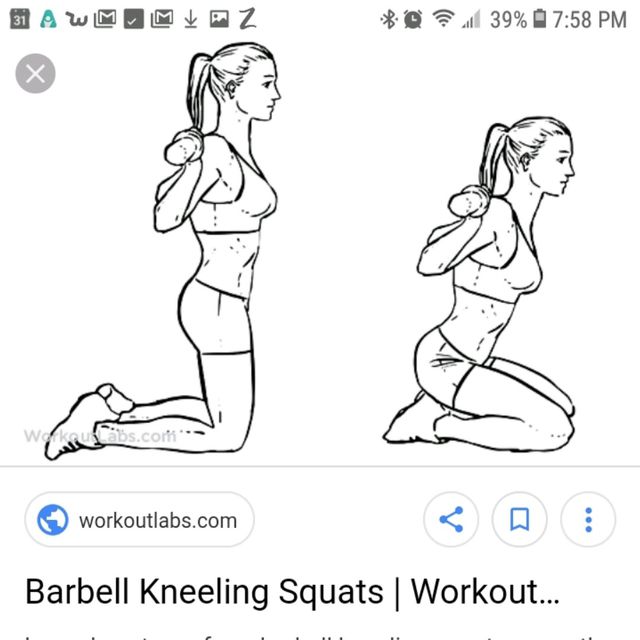 Kneeling Squats With Resistance by Laurie Douglas Exercise Howto