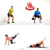 glutes and hip flexors