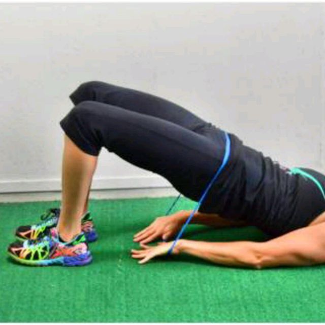 Hip Thrust With Band In Hand by Lsa Lp Exercise Howto Skimble