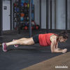 Elbow Plank Hop Outs