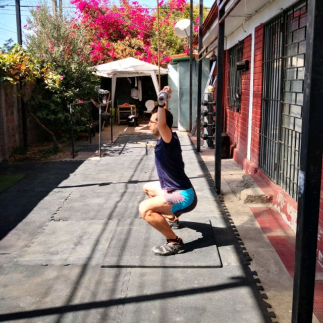 Sentadilla Barra Sobre La Cabeza by Francisco Perez Ejercicio Cómo