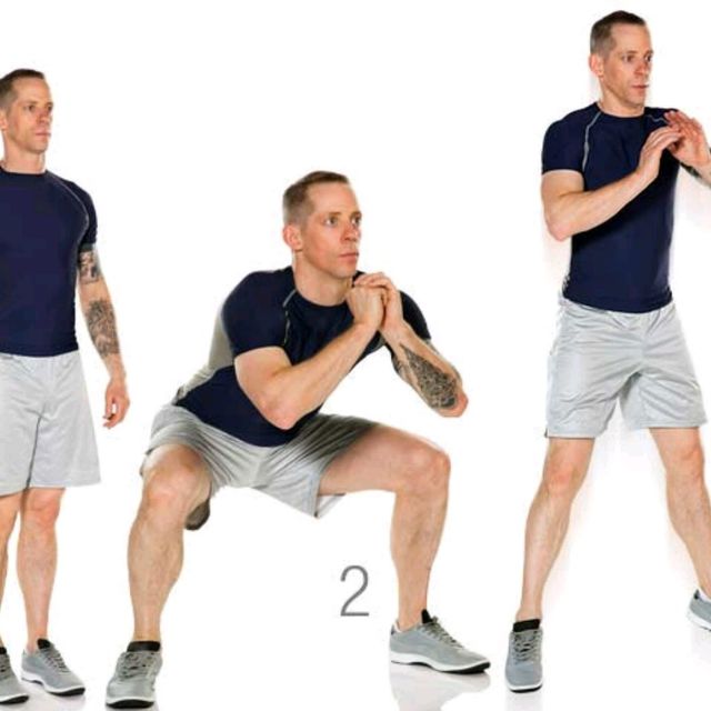 In & Out Jump Squat by Tanya M. Exercise Howto Skimble