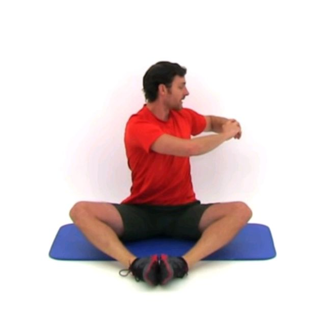 Seated Torso Rotations por Bernadette Cordeau - Ejercicio Cómo hacerlo ...