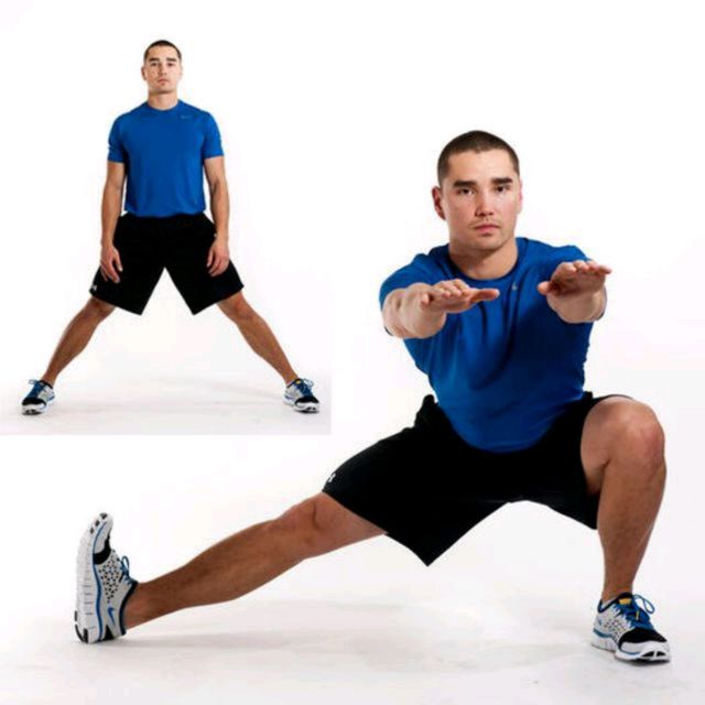 Left Cossack Squat by Elisabetta Bruno Exercise Howto Skimble