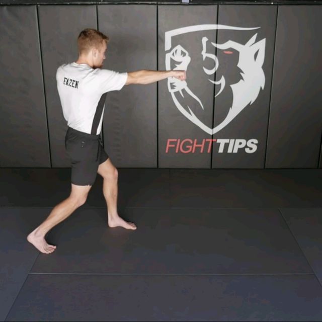 Jab, Hook, Cross Combo Step 45° & Pivot 90° by Bernadette C