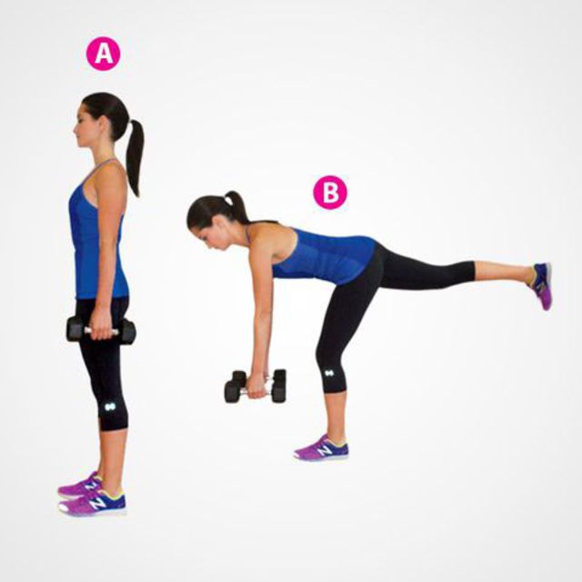 Single Leg Dumbbell Deadlift by Adele A. Exercise Howto Skimble
