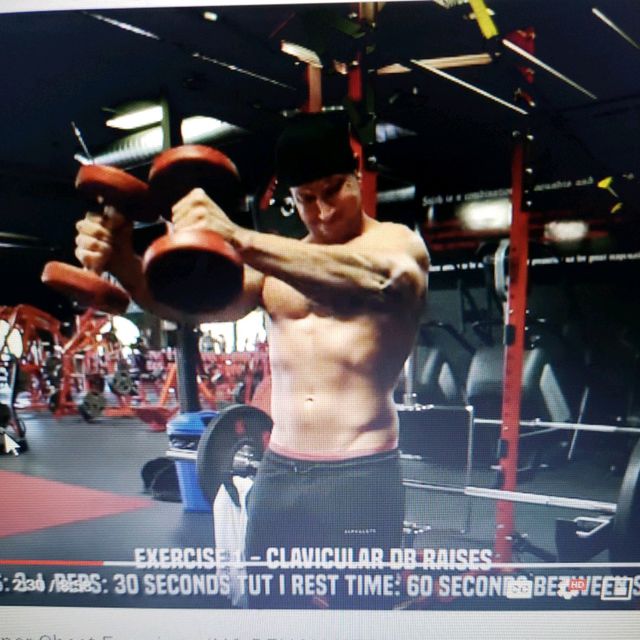 Dumbbell Front Raise by Eugene Buehne - Exercise How-to - Skimble