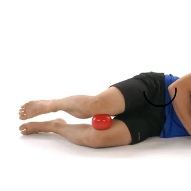 Reverse Clamshell With ball Exercise Howto Workout Trainer by Skimble