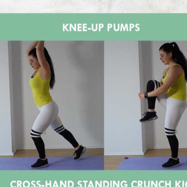 KneeUp Pumps by Bridgitte Dabrowski Exercise Howto Skimble