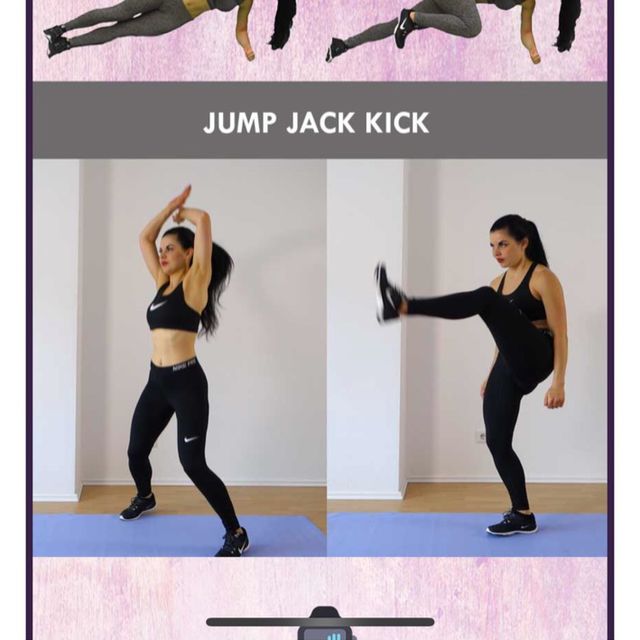 Jump Jack Kick by Bridgitte Dabrowski Exercise Howto Skimble