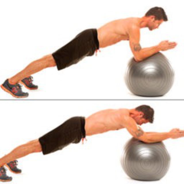 Stability Ball Rollouts by Adele A. Exercise Howto Skimble
