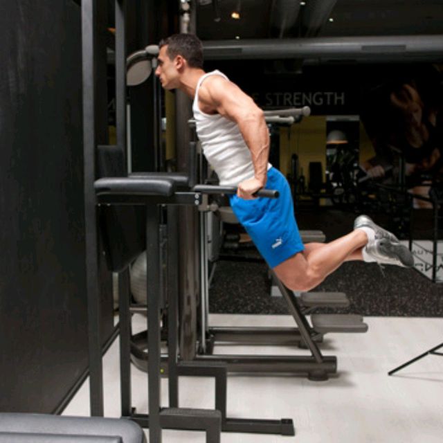 Chest Dips by E M Exercise Howto Skimble Workout Trainer