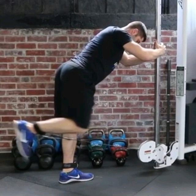 Kneeling Donkey Kicks Cable by Janice C Exercise Howto Skimble