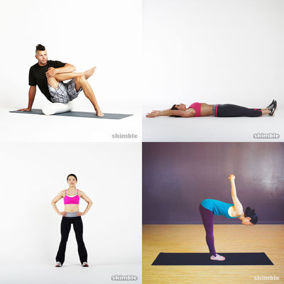 stretching