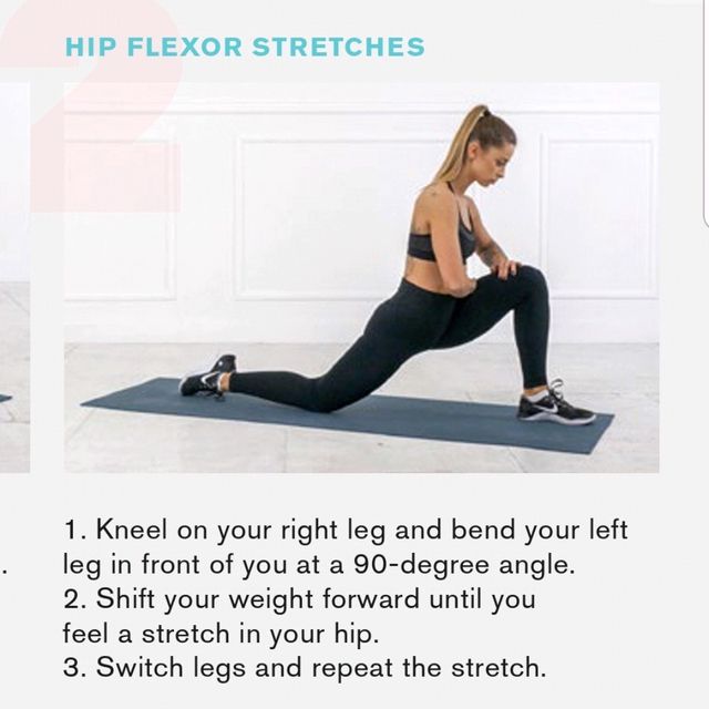 Hip Flexor Stretch Left Side by Lily Rinehartmann Exercise Howto