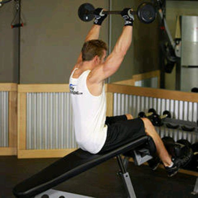 Situp OverHead Press by Gerrand Crosby Exercise Howto Skimble