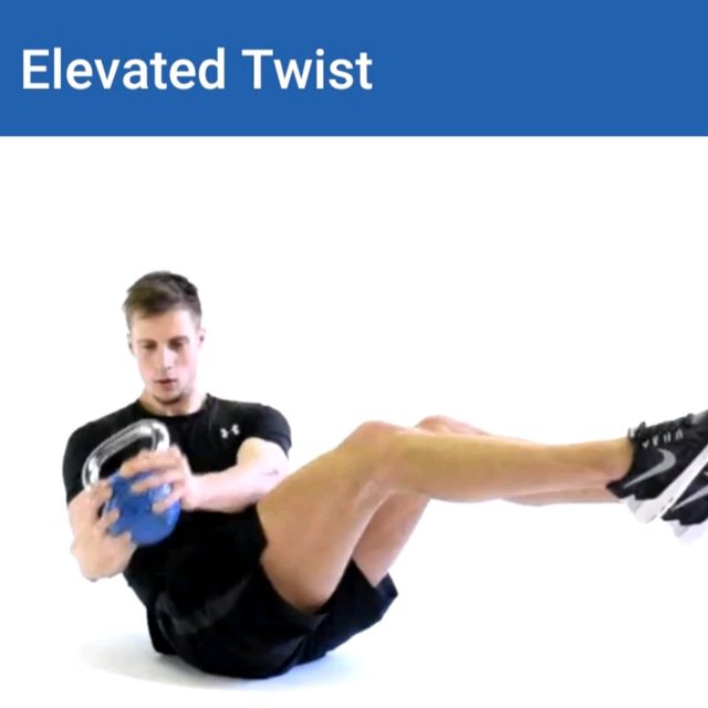 Elevated twist by Tanya P Exercise Howto Skimble
