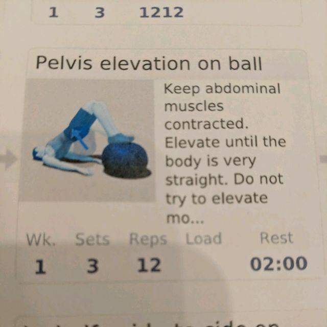 Pelvis Élévation On Ball by Philippe S. Exercise Howto Skimble