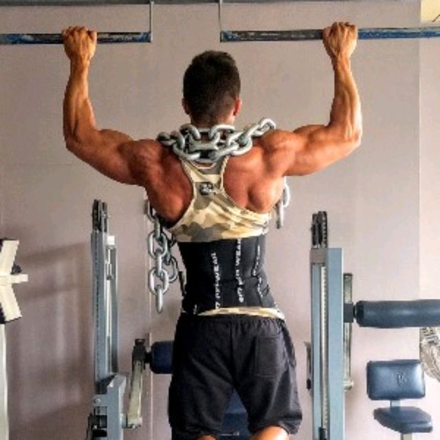 Pull Ups With Chains by D. Jack Exercise Howto Skimble