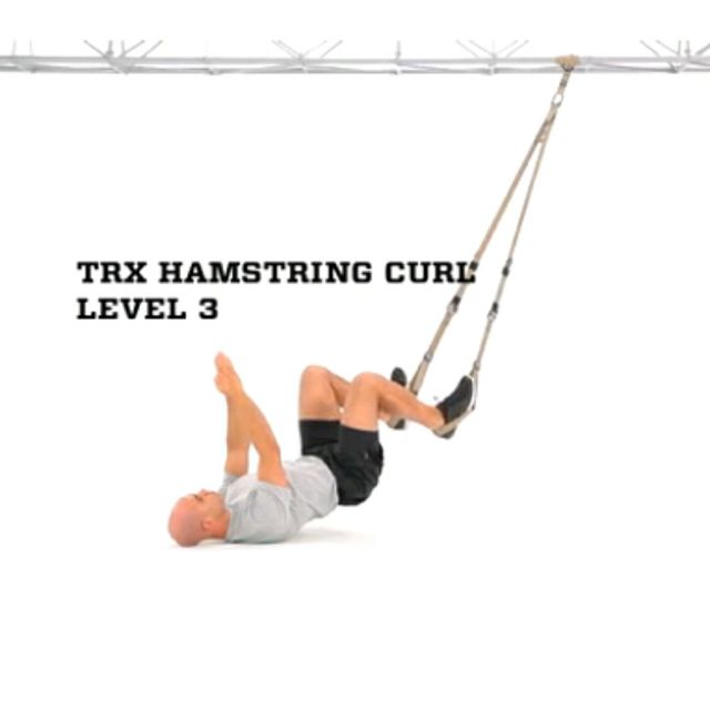 TRX Hamstring Curl Level 3 by Alex 🌊. Exercise Howto Skimble