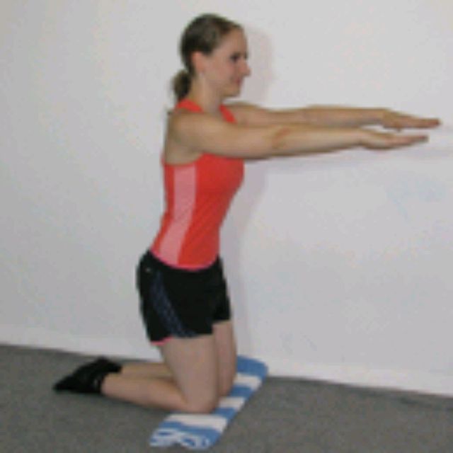 Tall Kneeling Hip Hinge Exercise Howto Workout Trainer by Skimble