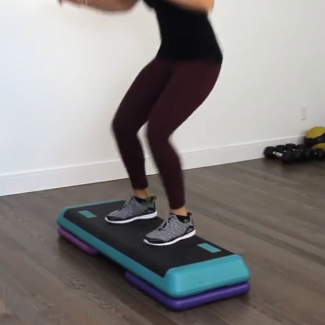 Step Burpee Exercise Howto Workout Trainer by Skimble
