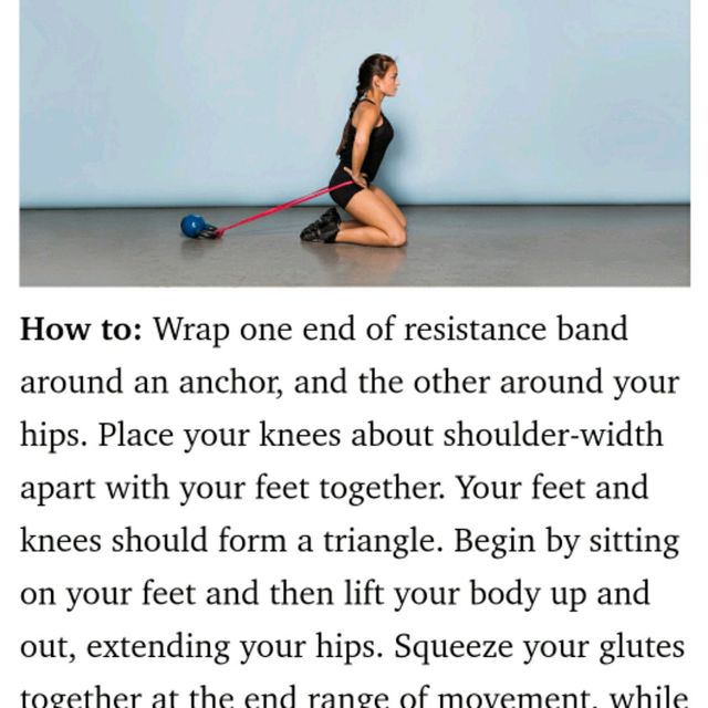 Banded Hip Drive by Mimi K. Exercise Howto Skimble