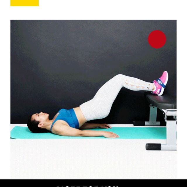 Banded Marching Hip Bridge Exercise Howto Workout Trainer by Skimble